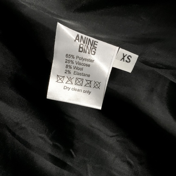 Anine Bing Crop Military Style Wool Jacket XS - Picture 13 of 13